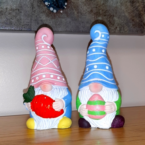 Set of 4 Easter Gnomes Decor NEW - Picture 4 of 5